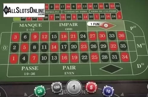 Game Screen 2. French Roulette (BGaming) from BGAMING