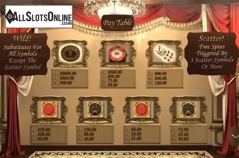 Screen2. Gambler's Paradise from Booming Games
