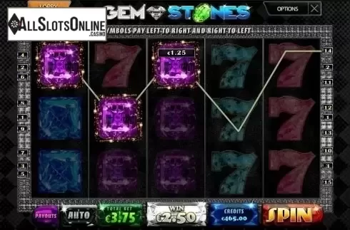 Win screen. Gem stones from MultiSlot