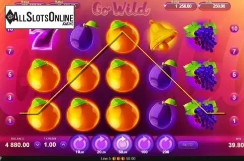 Win Screen 2. Go Wild (Gamzix) from Gamzix