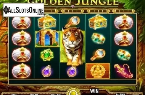 Reels screen. Golden Jungle from IGT