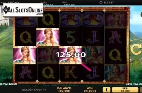 Win Screen 1. Golden Knight II from High 5 Games