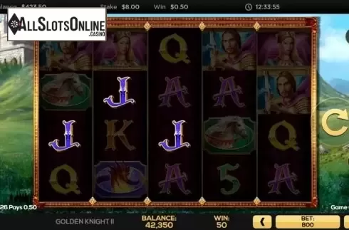 Win Screen 2. Golden Knight II from High 5 Games