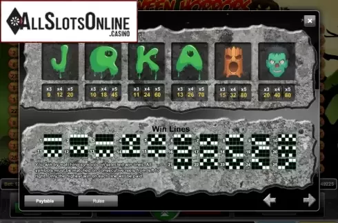 Screen3. Halloween Horrors from 1X2gaming