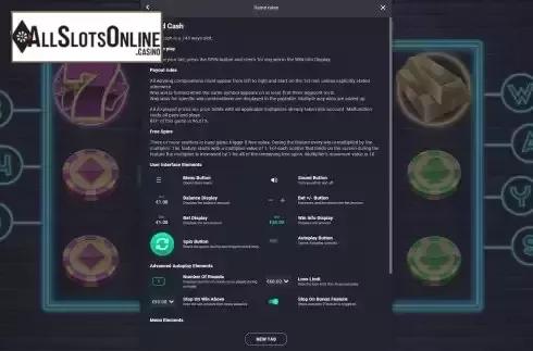 Rules Screen