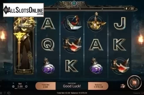 Feature. Heroes Rise of the Legend from Spadegaming