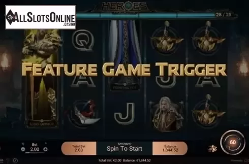 Free Spins 1. Heroes Rise of the Legend from Spadegaming