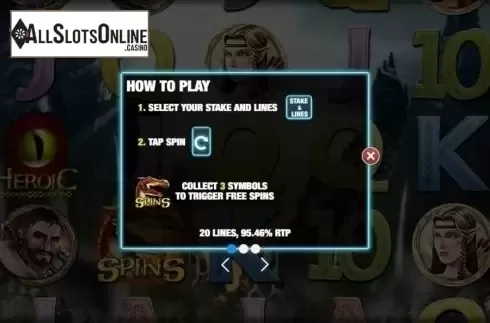 Screen9. Heroic from Nektan