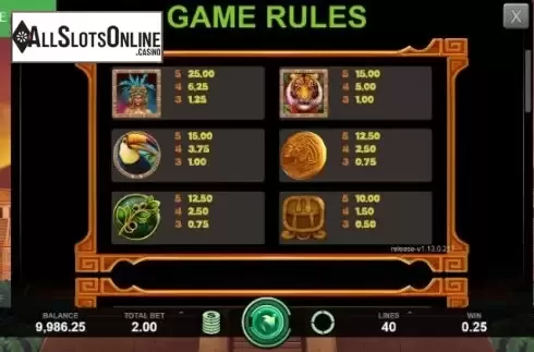Max Screen. Hidden Kingdom from Caleta Gaming