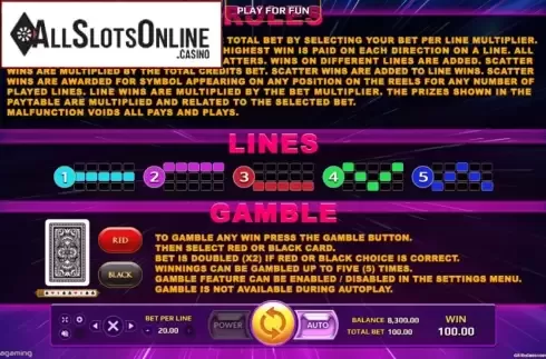 Paylines. Hot Fruits (EAgaming) from EAgaming