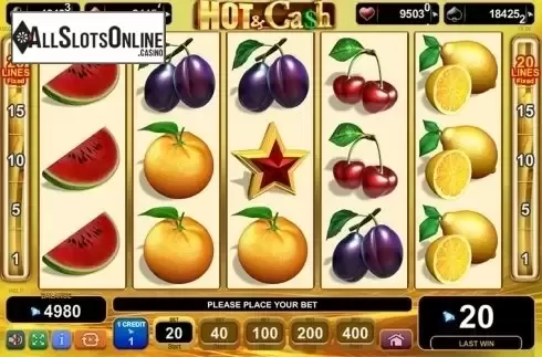 Screen4. Hot & Cash from EGT