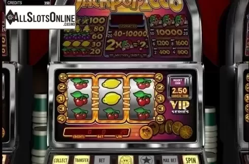 Win Screen . Jackpot2000 VIP from Betsoft