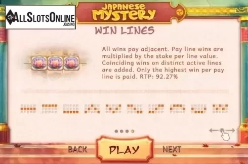 Screen4. Japanese Mystery from Cayetano Gaming