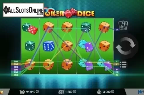 Screen5. Joker Dice from MrSlotty