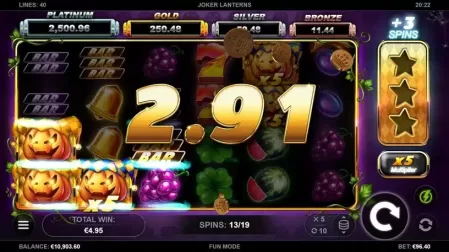 Joker Lanterns slot screenshot 3