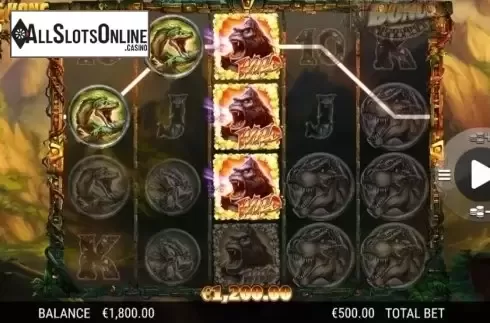 Wild Win screen. King Kong Fury from NextGen