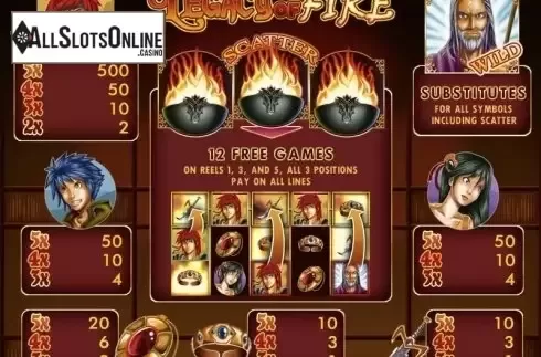 Screen2. Legacy of Fire from Merkur