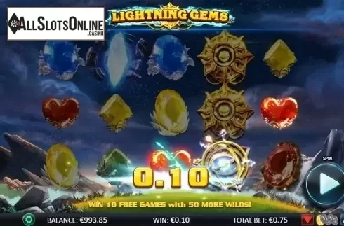 Screen 4. Lightning Gems from NextGen