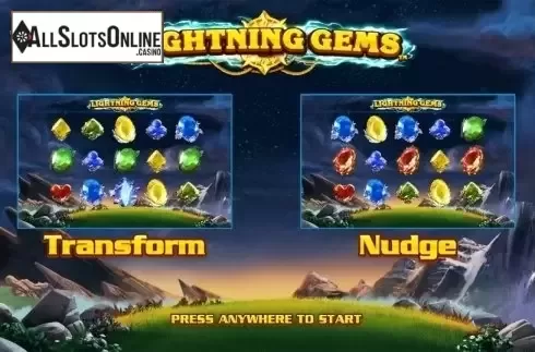 Screen 1. Lightning Gems from NextGen