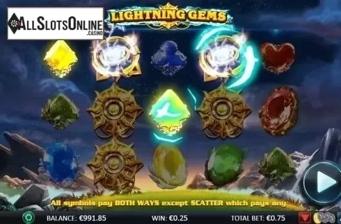 Screen 5. Lightning Gems from NextGen