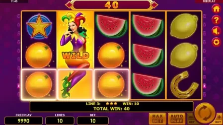 Lucky Joker 10 slot screenshot 2