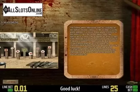 Paytable 3. Maximum HD from World Match
