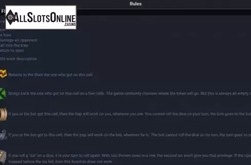 Features screen