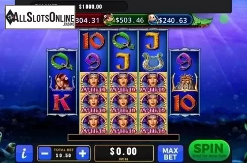 Game Screen. Mermaids Melodies from GMW