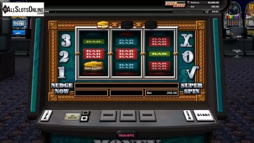 Reels screen. Money Matrix from Realistic