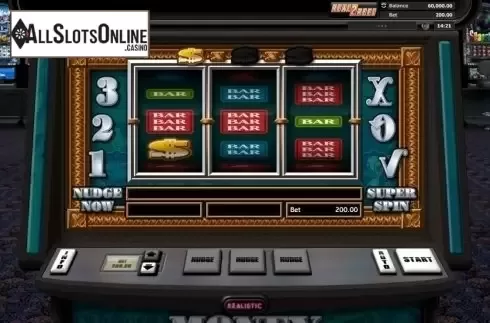 Reels screen. Money Matrix from Realistic
