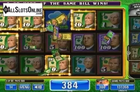 Win Screen 5. Money Rain from Incredible Technologies