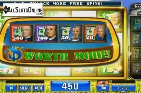 Win Screen2. Money Rain from Incredible Technologies