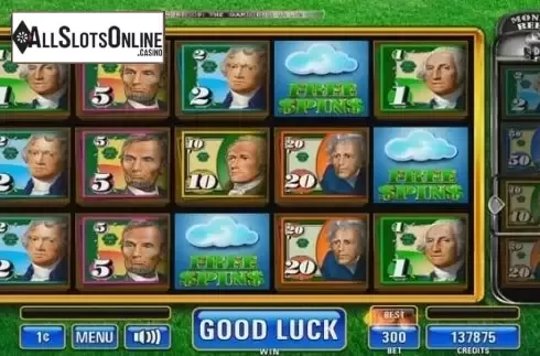 Win Screen 4. Money Rain from Incredible Technologies