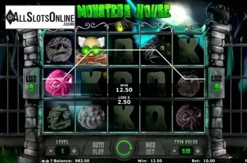 Win screen. Monsters House from Join Games