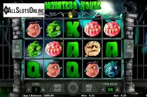 Reels screen. Monsters House from Join Games
