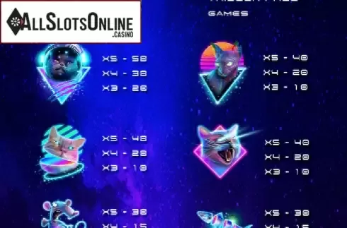 Symbols. Neon Cat from AllWaySpin