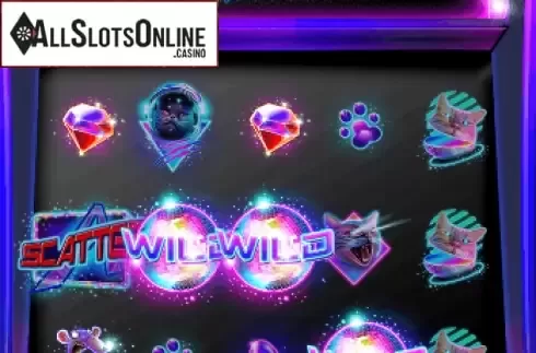 Win Screen. Neon Cat from AllWaySpin
