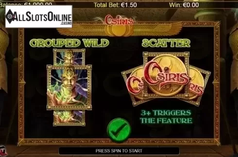 Screen 1. Osiris from GamesLab