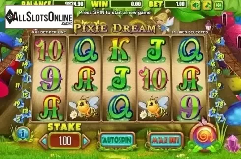Reel Screen. Pixie Dream from Allbet Gaming