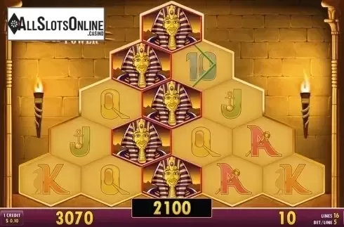 Big win screen. Pyramid of Power HD from Merkur