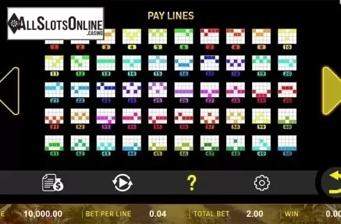 Paytable 3. Rabbit Rampage from Aspect Gaming