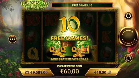 Rainbow Lands slot screenshot 3