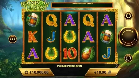 Rainbow Lands slot screenshot 1