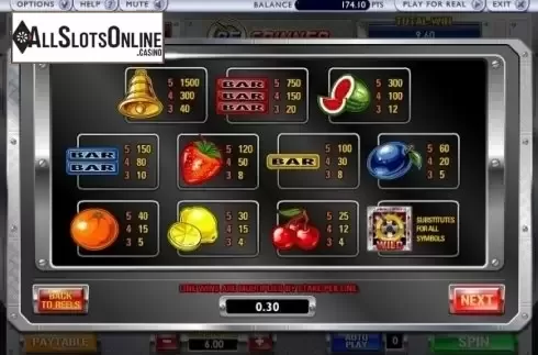 Screen2. Respinner from Ash Gaming