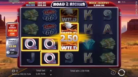 Road 2 Riches slot screenshot 2
