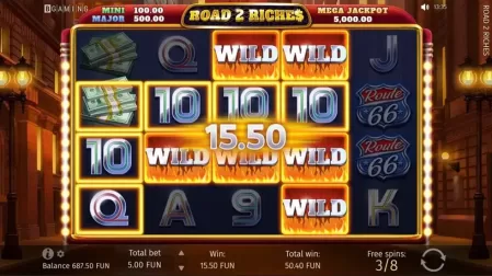Road 2 Riches slot screenshot 5