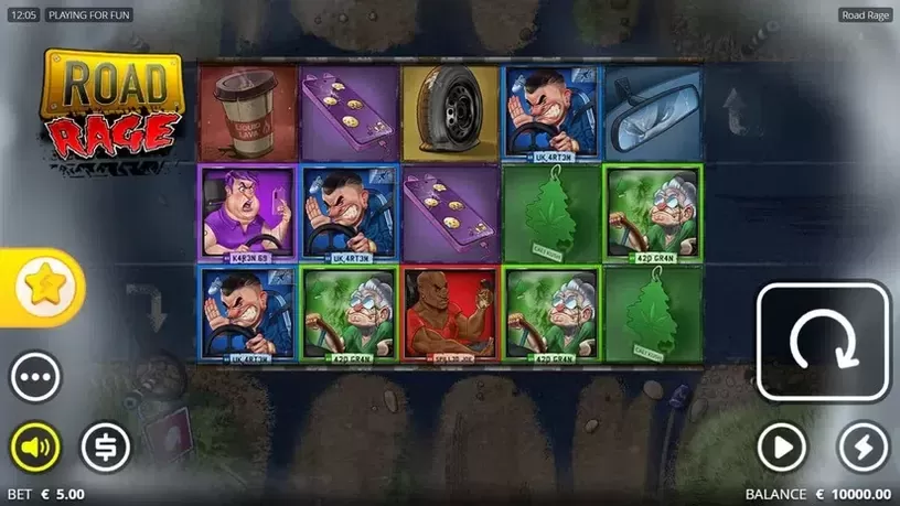 Road Rage slot screenshot 1