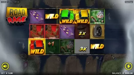 Road Rage slot screenshot 2