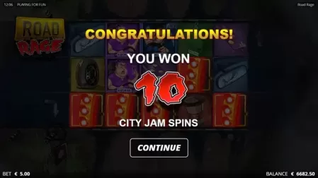 Road Rage slot screenshot 5