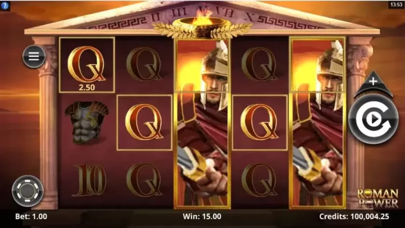 Roman Power slot screenshot 4